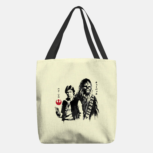 The Smugglers Sumi-e-None-Basic Tote-Bag-DrMonekers