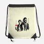 The Smugglers Sumi-e-None-Drawstring-Bag-DrMonekers