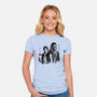 The Smugglers Sumi-e-Womens-Fitted-Tee-DrMonekers