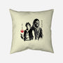 The Smugglers Sumi-e-None-Non-Removable Cover w Insert-Throw Pillow-DrMonekers