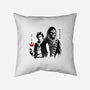 The Smugglers Sumi-e-None-Non-Removable Cover w Insert-Throw Pillow-DrMonekers