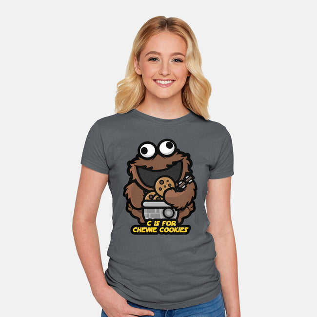 Chewie Cookies-Womens-Fitted-Tee-jrberger