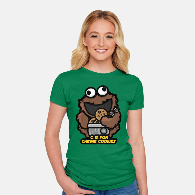 Chewie Cookies-Womens-Fitted-Tee-jrberger