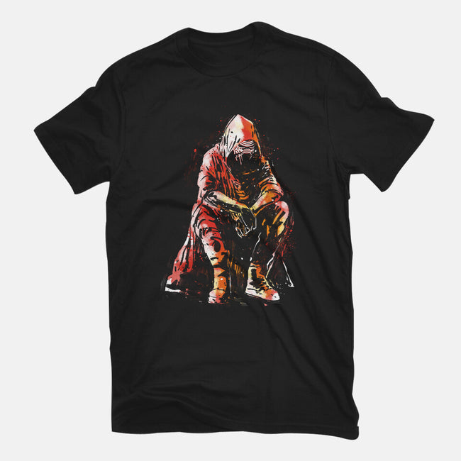 Sad Kylo-Womens-Fitted-Tee-kharmazero