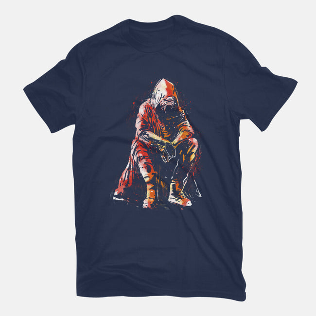 Sad Kylo-Womens-Fitted-Tee-kharmazero