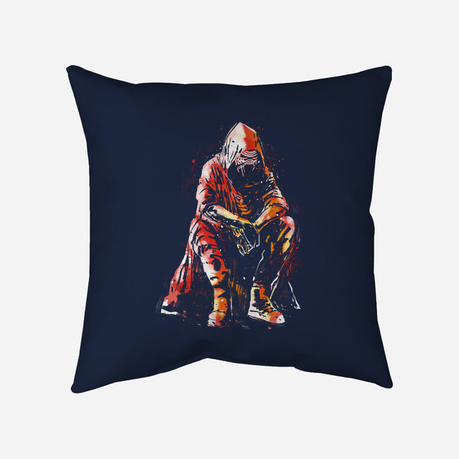 Sad Kylo-None-Non-Removable Cover w Insert-Throw Pillow-kharmazero