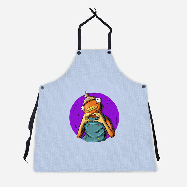 Fish Love-Unisex-Kitchen-Apron-nickzzarto