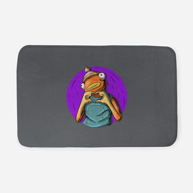 Fish Love-None-Memory Foam-Bath Mat-nickzzarto