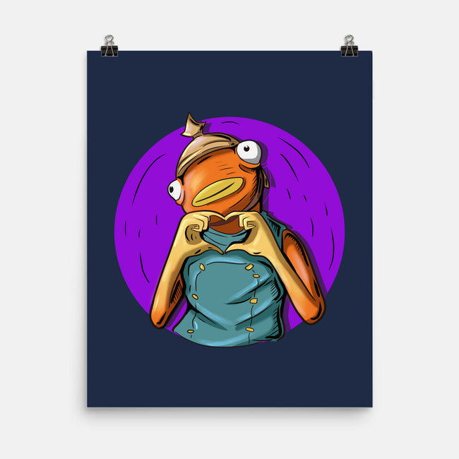 Fish Love-None-Matte-Poster-nickzzarto