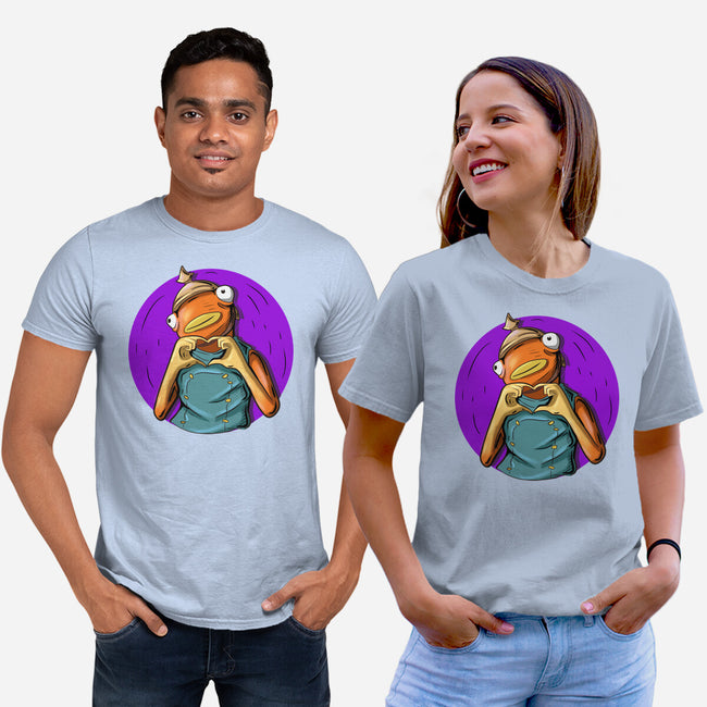 Fish Love-Unisex-Basic-Tee-nickzzarto