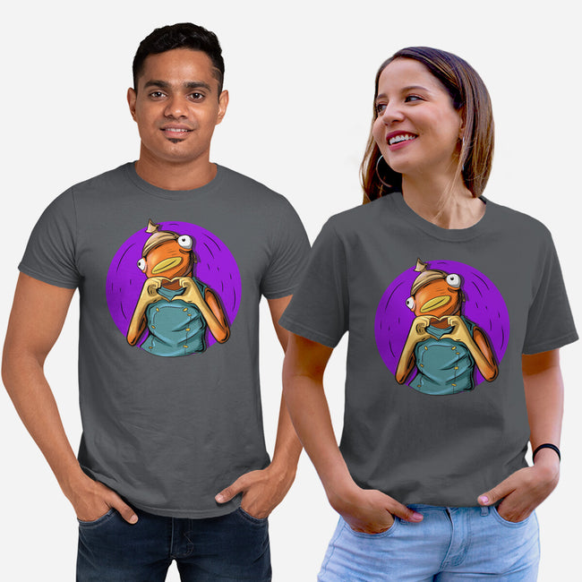 Fish Love-Unisex-Basic-Tee-nickzzarto