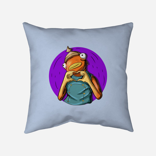 Fish Love-None-Removable Cover-Throw Pillow-nickzzarto