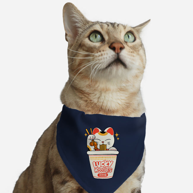 Lucky Magic Noodles-Cat-Adjustable-Pet Collar-ppmid