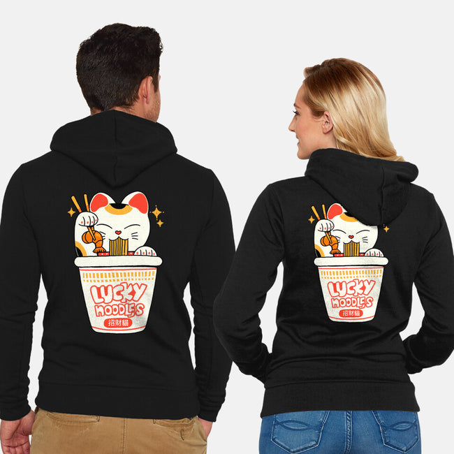 Lucky Magic Noodles-Unisex-Zip-Up-Sweatshirt-ppmid
