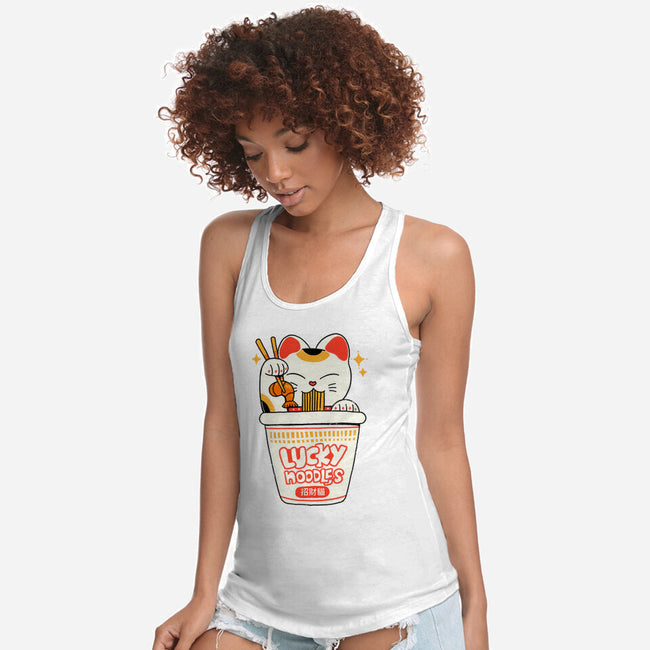 Lucky Magic Noodles-Womens-Racerback-Tank-ppmid