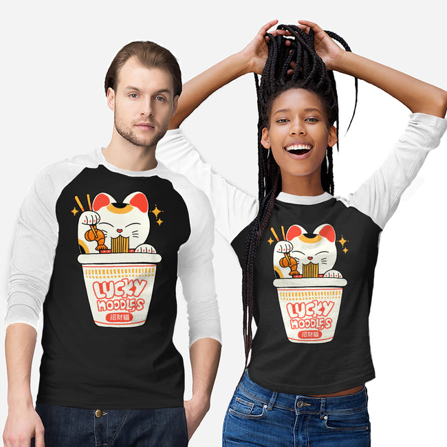 Lucky Magic Noodles-Unisex-Baseball-Tee-ppmid