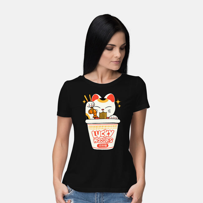 Lucky Magic Noodles-Womens-Basic-Tee-ppmid