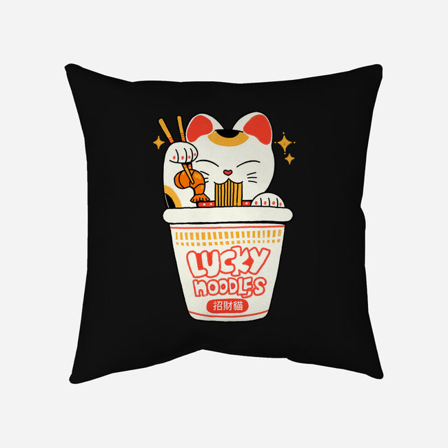 Lucky Magic Noodles-None-Removable Cover w Insert-Throw Pillow-ppmid