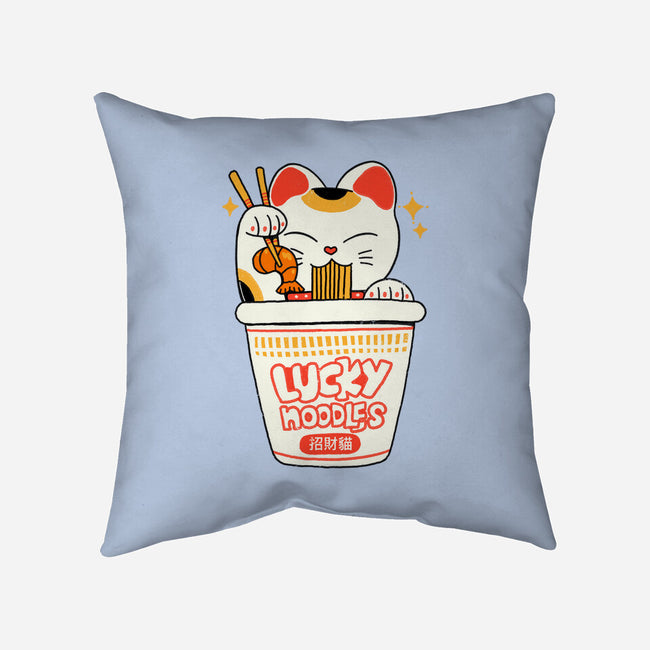 Lucky Magic Noodles-None-Removable Cover w Insert-Throw Pillow-ppmid