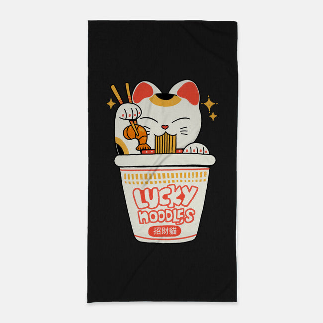 Lucky Magic Noodles-None-Beach-Towel-ppmid