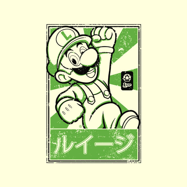 Luigi Japan-None-Glossy-Sticker-FernandoSala