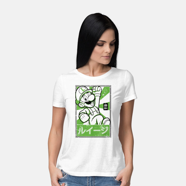 Luigi Japan-Womens-Basic-Tee-FernandoSala