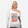 Mario Japan-Womens-Off Shoulder-Sweatshirt-FernandoSala