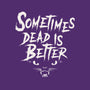 Dead Is Better-Womens-Off Shoulder-Sweatshirt-Nemons