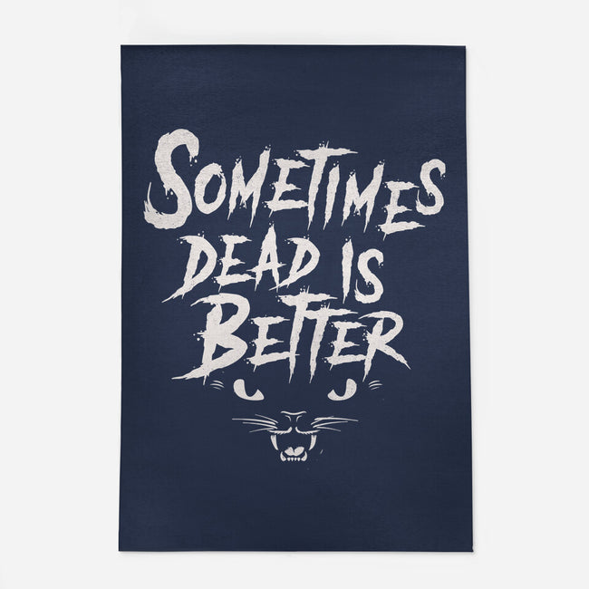 Dead Is Better-None-Outdoor-Rug-Nemons