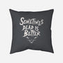 Dead Is Better-None-Non-Removable Cover w Insert-Throw Pillow-Nemons