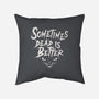 Dead Is Better-None-Removable Cover-Throw Pillow-Nemons