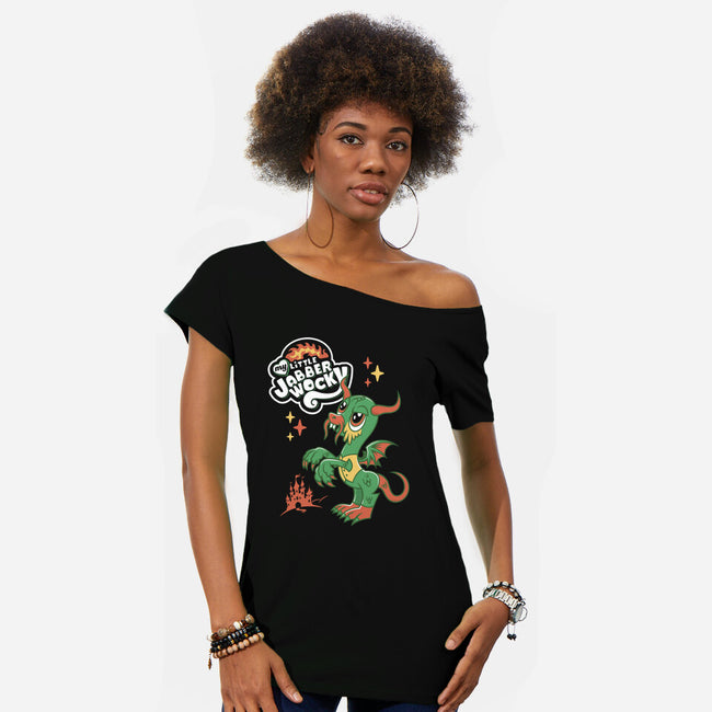 My Little Jabberwocky-Womens-Off Shoulder-Tee-Nemons