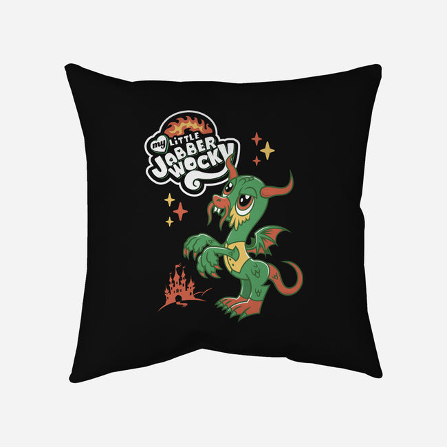 My Little Jabberwocky-None-Non-Removable Cover w Insert-Throw Pillow-Nemons