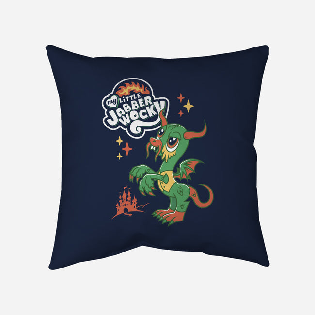 My Little Jabberwocky-None-Removable Cover w Insert-Throw Pillow-Nemons