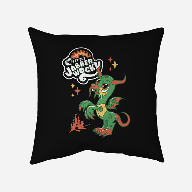 My Little Jabberwocky-None-Removable Cover-Throw Pillow-Nemons