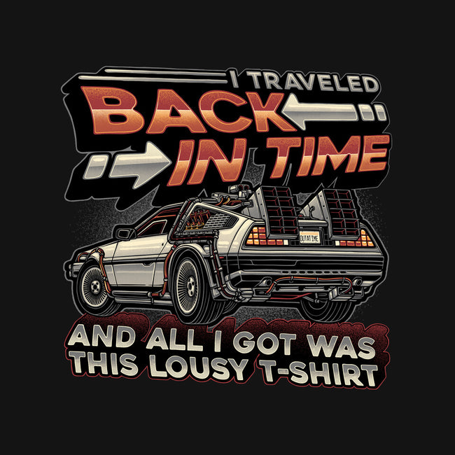 Let's Travel Back In Time-None-Non-Removable Cover w Insert-Throw Pillow-glitchygorilla