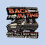 Let's Travel Back In Time-Womens-Basic-Tee-glitchygorilla