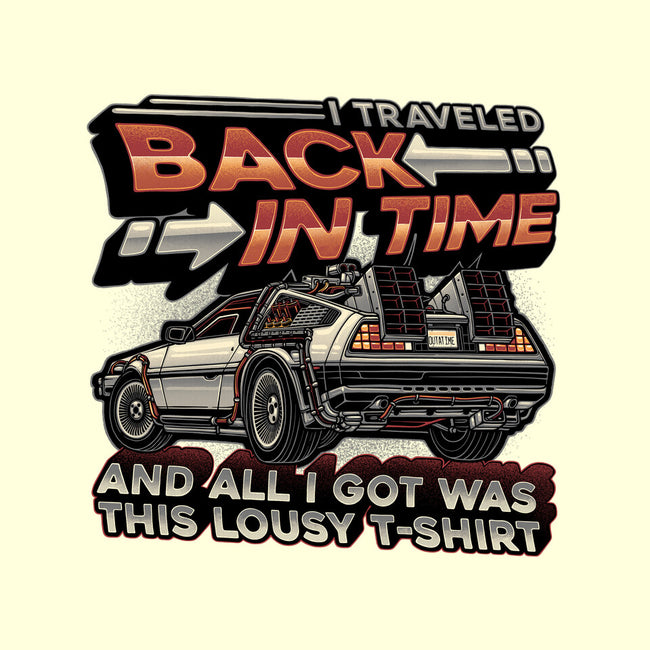 Let's Travel Back In Time-None-Zippered-Laptop Sleeve-glitchygorilla