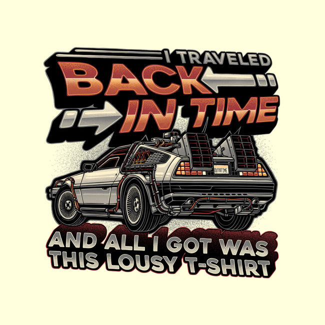 Let's Travel Back In Time-None-Removable Cover w Insert-Throw Pillow-glitchygorilla