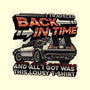 Let's Travel Back In Time-None-Removable Cover w Insert-Throw Pillow-glitchygorilla