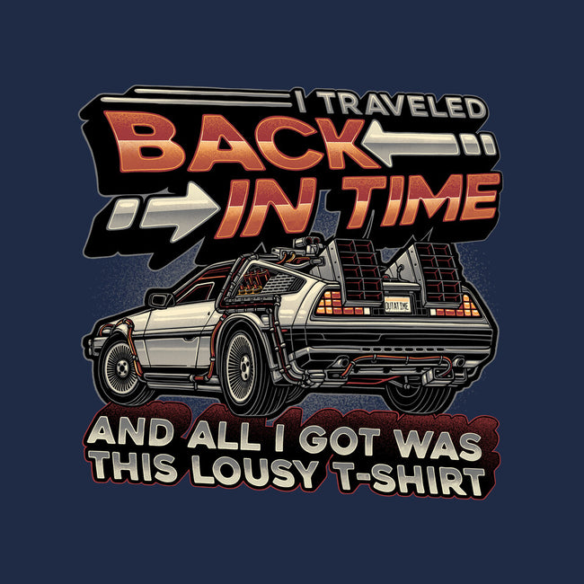 Let's Travel Back In Time-None-Zippered-Laptop Sleeve-glitchygorilla