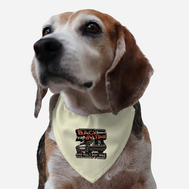 Let's Travel Back In Time-Dog-Adjustable-Pet Collar-glitchygorilla