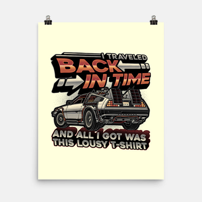 Let's Travel Back In Time-None-Matte-Poster-glitchygorilla