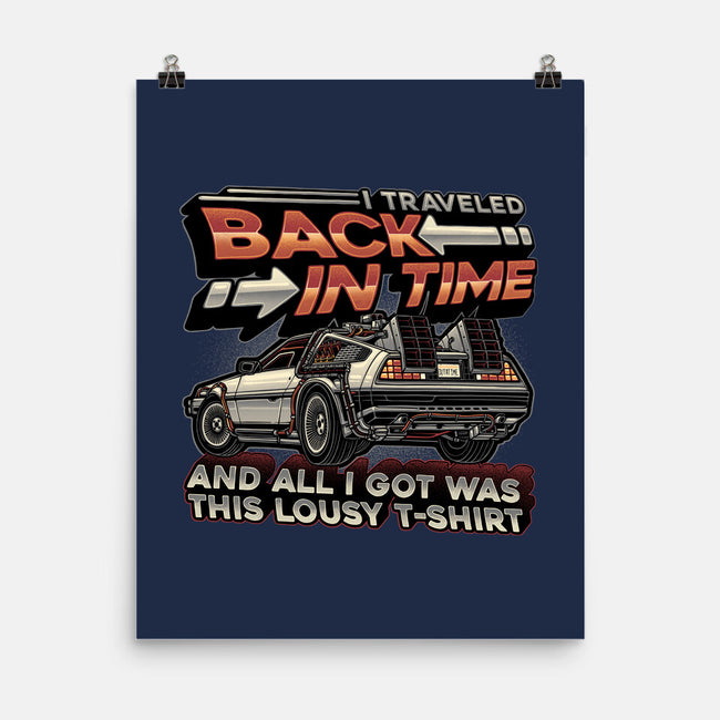 Let's Travel Back In Time-None-Matte-Poster-glitchygorilla