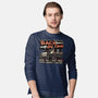 Let's Travel Back In Time-Mens-Long Sleeved-Tee-glitchygorilla