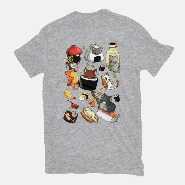 Sushi Cats-Mens-Basic-Tee-Vallina84