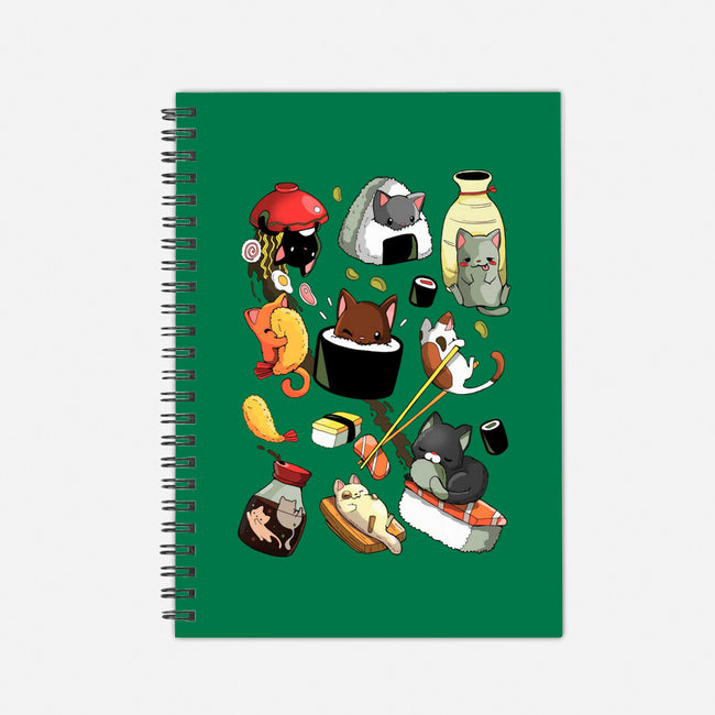 Sushi Cats-None-Dot Grid-Notebook-Vallina84
