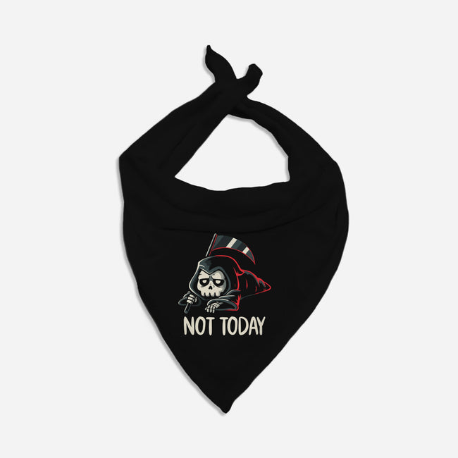 Not Today Death-Cat-Bandana-Pet Collar-koalastudio