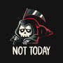 Not Today Death-Womens-Fitted-Tee-koalastudio