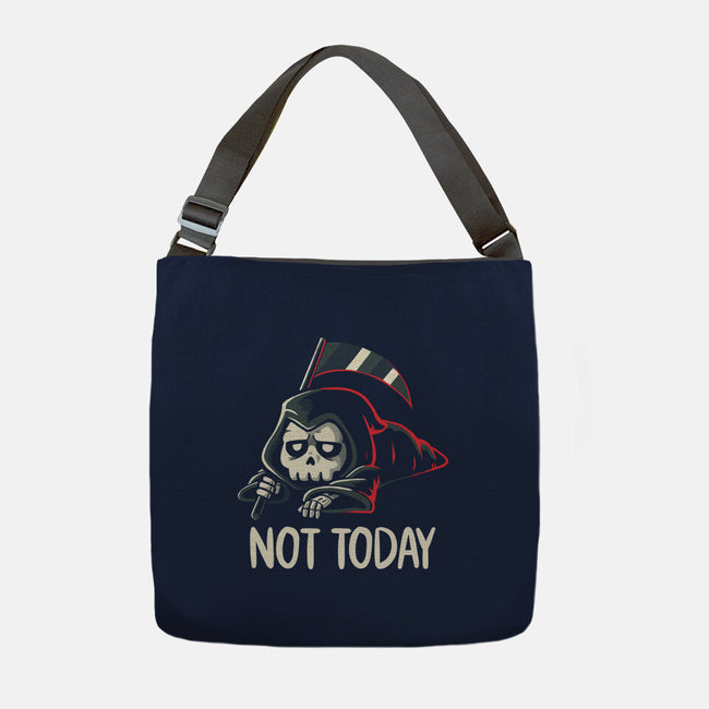 Not Today Death-None-Adjustable Tote-Bag-koalastudio